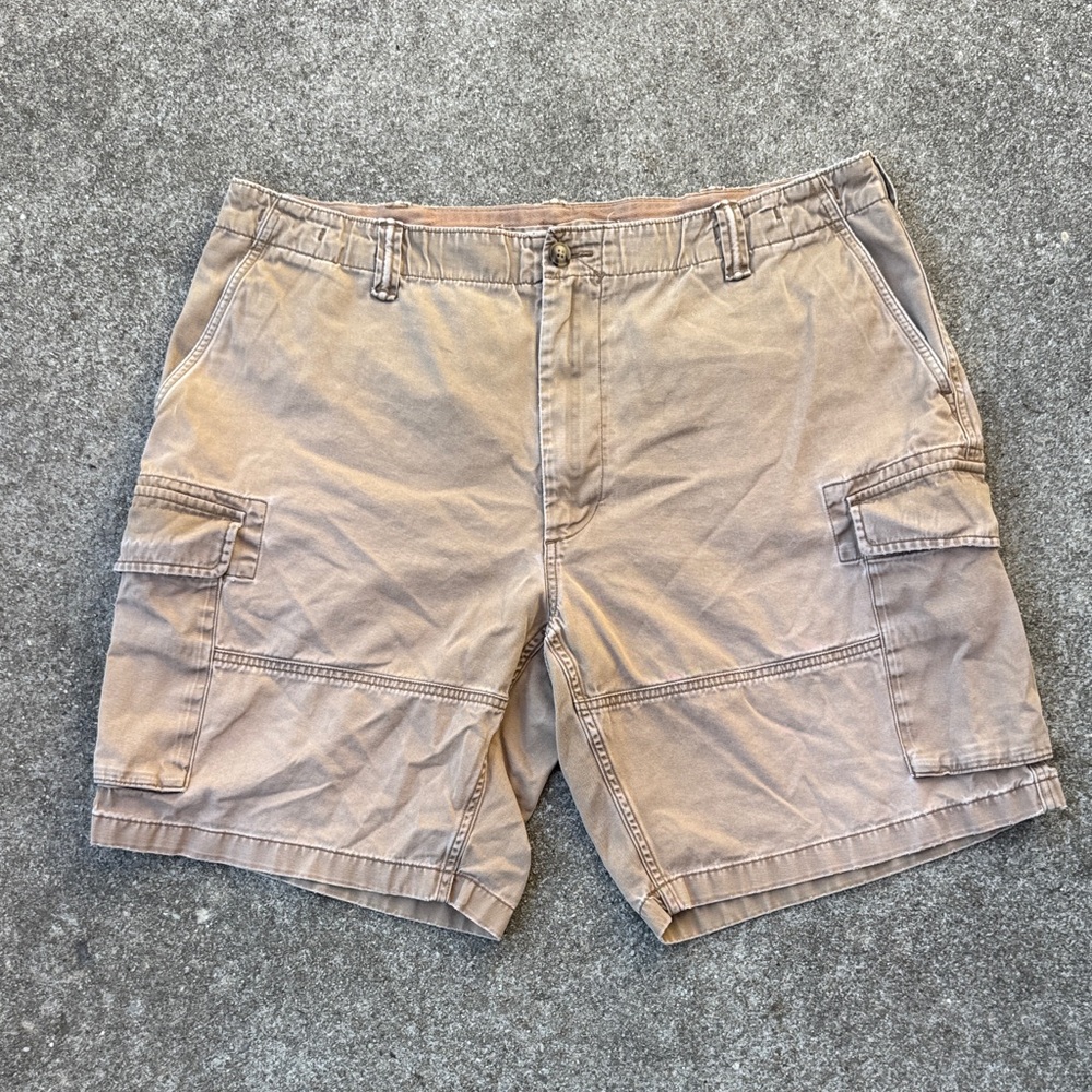 Polo Ralph Lauren Cargo Shorts Mens 40 Khaki Classic Chino Pocket Outdoor Cotton